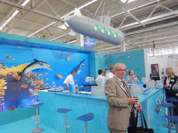 Gerhard Vormwald, IABG, und alle anderen Gäste holten sich hier eine Abkühlung. (Archiv: Vogel Business Media)