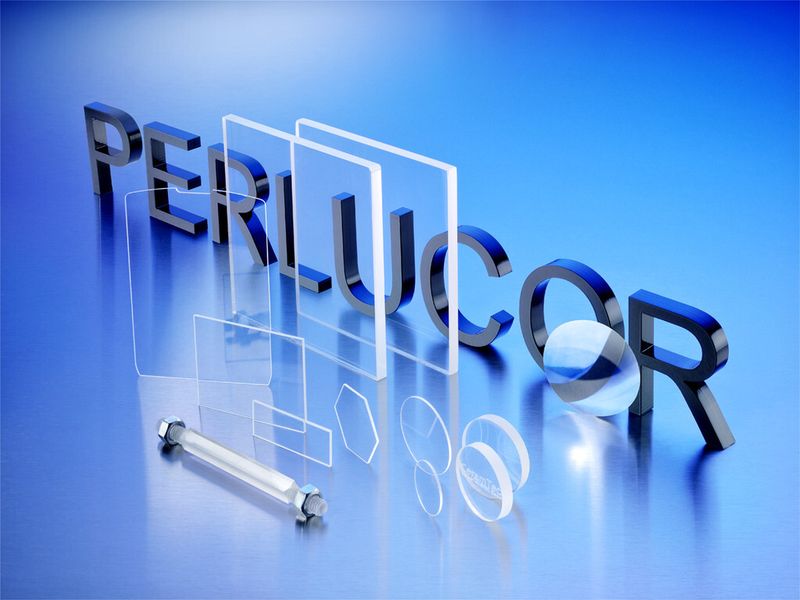 Der transparente Werkstoff Perlucor findet überall dort Anwendungsfelder, wo herkömmliches Glas an seine Grenzen stößt. (Bild: Ceram Tec)