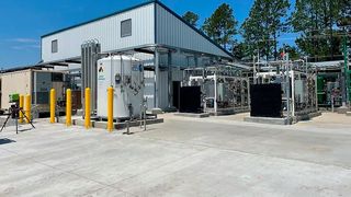 Plug Power's Peachtree hydrogen project in Kingsland, Georgia, USA. (Source: S&B Engineers and Constructors)