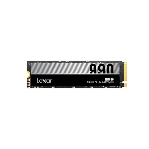 Die Lexar Professional NM990 M.2 2280 PCIe Gen5x4 NVMe SSD bietet Lesegeschwindigkeiten von bis zu 14 GB/s. (Bild: Lexar)