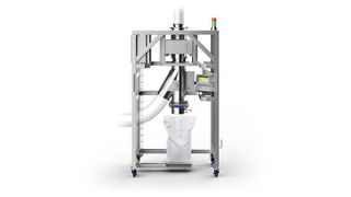 Abfüllwaage mit Rohr-Metalldetektor (Bild: Höfelmeyer)