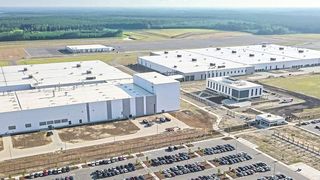 Volvo hat sein erstes Werk in den USA eröffnet. In Charleston, South Carolina, soll dort ab Herbst 2018 der neue Volvo S60 entstehen. (obs/Volvo Cars)