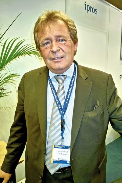 Willi Schneegaß, Geschäftsführer der Ipros Industrie Produkte Service GmbH: 