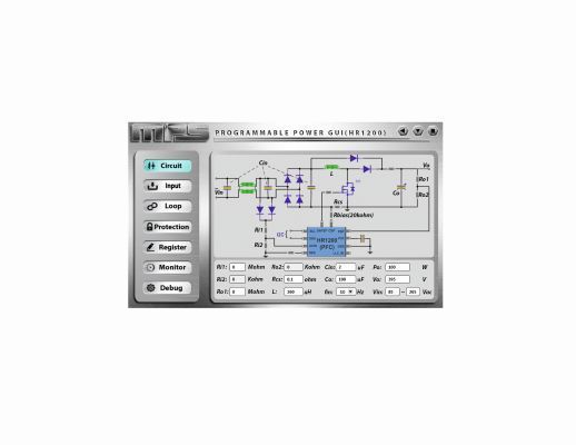 Bild 2: GUI-Interface zur Programmierung des PFC-Teils.  (Bild: MPS)