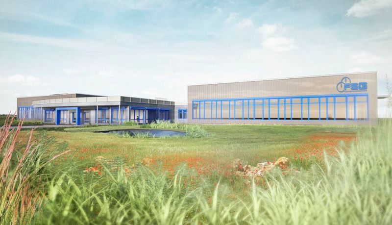 So soll es aussehen: In Zernsdorf fand im Juni der Spatenstich für ein neues Fertigungswerk der Firma FSG Fernsteuergeräte statt. (Freyler Industriebau GmbH, Berlin)