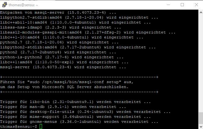 Installieren und konfigurieren von SQL-Server 2019 auf einem Linux-Server. (Bild: Joos / Canonical)