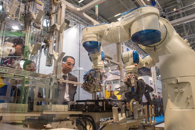 Rückblick: Impressionen von der Automatica 2012. (Bild: Messe München)