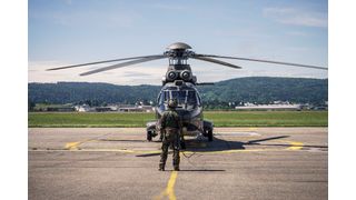 Dans le laboratoire volant : une nouvelle méthode permet une analyse plus précise des sources radioactives depuis les airs. (Image :Institut Paul Scherrer (PSI) / Markus Fischer)