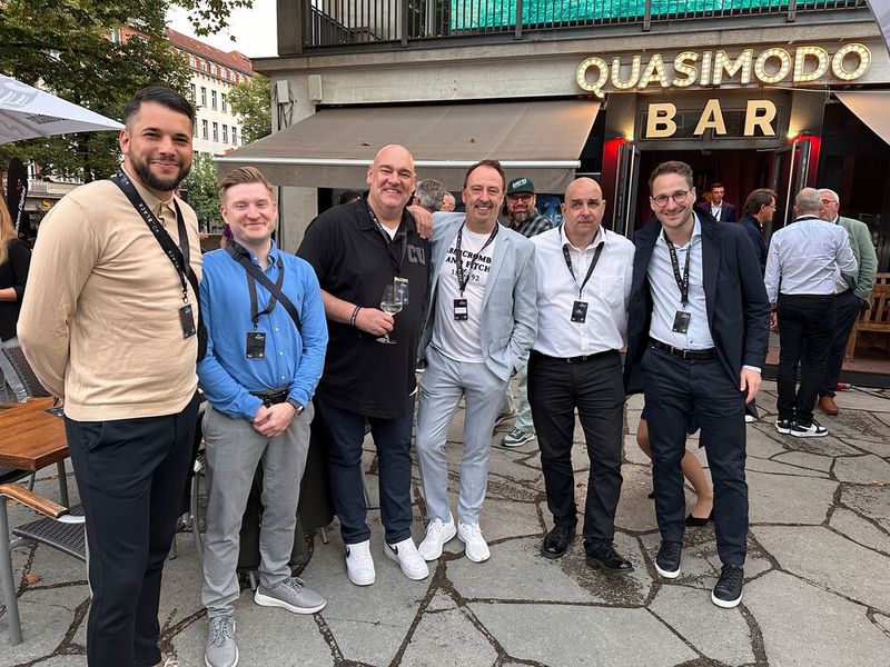 (v. l.) Amador Lopez und Nikolai Laubstein (TD Synnex), Oliver Gorges (ITscope), Tom Knicker (Wortmann), Kai Frieben und Swen Magnago (Western Digital). (Bild: Vogel IT-Medien GmbH)