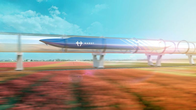 Das niederländische Start-up Hardt will bis 2021 eine Hyperloop-Strecke zwischen zwei Städten bauen. (Roderik van Nispen/Hardt Global Mobility)