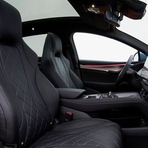 Die geräumige Kabine ist wohnlich und mit hochwertigen Materialien eingerichtet.(Bild:  BYD)