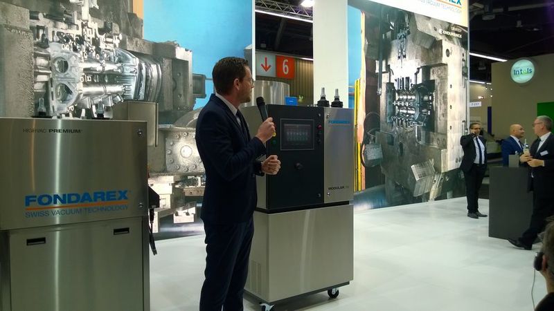 Fondarex entwickelt Vakuumsysteme für Druckgussmaschinen. Sie erzeugen ein kontrolliertes Vakuum in der Gießform und vermeiden so den Einschluss von Luft und Gasen im Gussteil. Porenfreie und druckdichte Bauteile sind das Ergebnis. (D.Quitter/konstruktionspraxis)