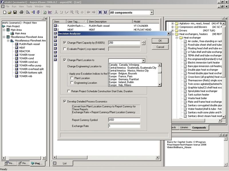 Der DecisionAnalyser zeigt die Maßstäbe, Umgestaltungsmöglichkeiten und die Kostenstruktur einer Anlage. (Archiv: Vogel Business Media)