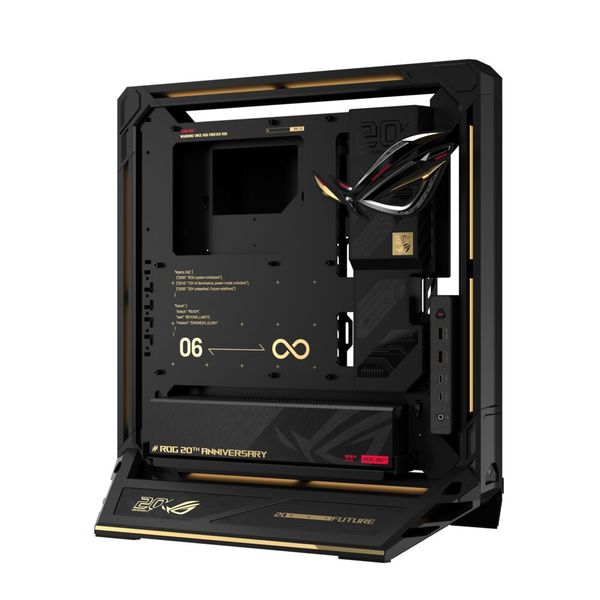 Das Gehäuse ROG GR20 Edition 20 besteht aus Aluminium und soll dank Crossflow-Lüfter eine optimierte Kühlleistung bieten. (Bild: Asus)