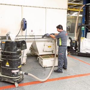 Im Oberflächenzentrum von Claas sind auch Sauger aus dem Ruwac-Standardprogramm im Einsatz.(Bild:  Ruwac)