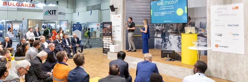 Die Hannover Messe 2023 wird die Networking-Chance für über 300 Startups, heißt es. Erfahren Sie bereits jetzt, was die jungen Genies alles entwickelt haben und entwickeln.(Bild:  Deutsche Messe)