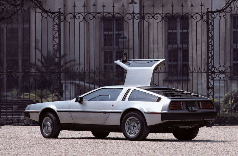 Der Hollywood-Streifen „Zurück in die Zukunft“ machte den von 1981 bis 1982 in Nordirland gebauten DMC-12 der DeLorean Motor Company (DMC) berühmt – das Design stammte von Giorgio Giugiaro. (Italdesign)