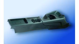 Abb.1: Die Mittelkonsole als Prototyp: Um sie zu fertigen, wurde ein 1400 mm langes Urmodell aus WaterShed 11120 geformt. (Archiv: Vogel Business Media)