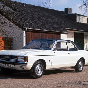 Die erste Generation Conul/Granada wurde von 1972 bis 1977 gebaut. Bis 1975 gab es die beiden Modelle ausschließlich mit dem „Essex“ genannten 3,0-l-V6-Motor, benannt nach dem englischen Ford-Werk in Dagenham, Grafschaft Essex. (Bild:  Ford)