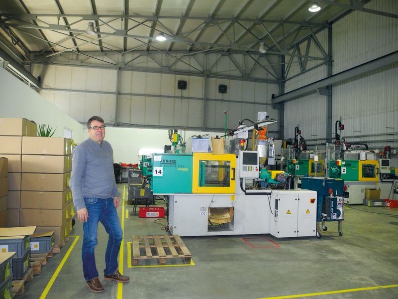 Martin Els, CEO of injection moulding company DB Kunststofftechnik, talks about an “astronomical growth” in Bulgaria. (Stier)