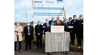 Serpaid feierter Ende September den ersten Spatenstich für den neuen Standort in Frankreich. (Serapid)