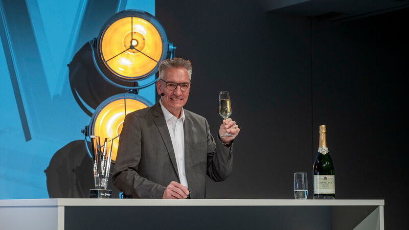 Wolfgang Michel gratulierte den Gewinnern des Vertriebs Awards 2021 virtuell. (J. Untch/Vogel Communications Group)