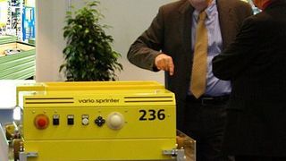 Das Shuttle-System Vario-Sprinter erhält seine Stromversorgung über einen Superkondensator, der direkt im Regal oder während des Umsetzens aufgeladen wird.  Bild: PSB Intralogistics (Archiv: Vogel Business Media)