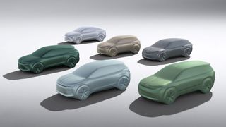 Skodas Elektrozukunft wird vor allem von SUV-Typen dominiert. (Bild: Skoda)