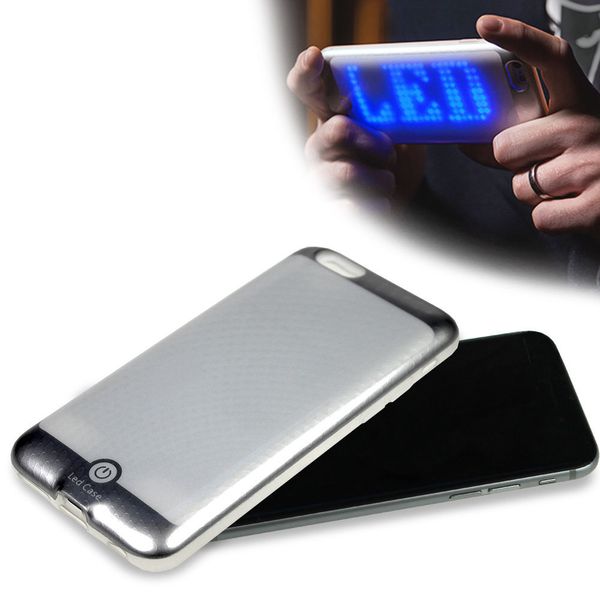 Ein echtes Highlight auf dem iPhone 6 oder 6S ist die Hülle mit programmierbarer LED-Laufschrift von Monsterzeug.de für 59,95 Euro. (Monsterzeug)