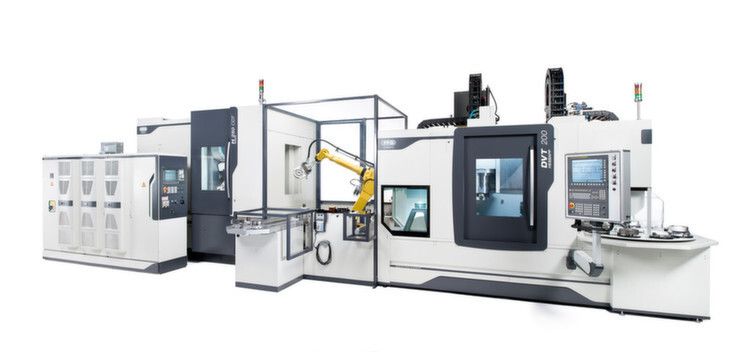 Hessapp: Pick-up-Vertikal-Drehmaschine mit Transfertechnik DVT 400 (FFG Werke)