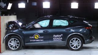 Der Cupra Formentor schützt beim Crash seine Passagiere in vorbildlicher Weise. (Bild: Euro NCAP)