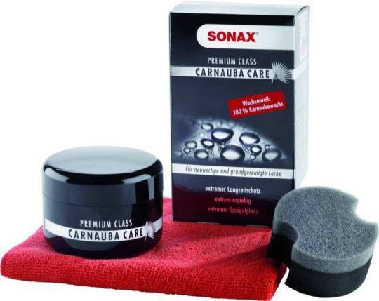 Das Sonax PremiumClass CarnaubaCare ist ein festes Hartwachs für alle neuen und grundgereinigten Lacke. Das Pflegemittel enthält keine Schleifmittel. (Archiv: Vogel Business Media)