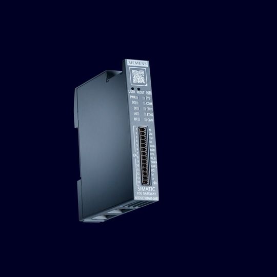 Das ist das neue Simatec FDE Gateway von Siemens. Es dient laut Hersteller dazu, ungenutzte Felddaten aus der Produktion für IT- und OT-Systeme nutzbar zu machen. FDE ist dabei die Abkürzung für Field Data Enablement.(Bild:  Siemens)
