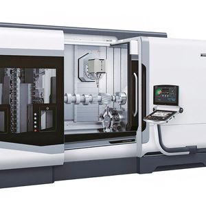 With turn-mill centres such as the 3. Generation NTX 2500, DMG Mori enables efficient 6-sided machining while also laying the foundation for the integration of additional processes such as grinding and measuring.(Source:  DMG Mori)