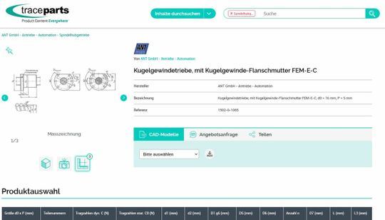 (ANT lässt derzeit einen Produkt-Konfigurator erstellen, den das Unternehmen auf der diesjährigen Motek präsentieren wird. Bildquelle: ANT Antriebstechnik)