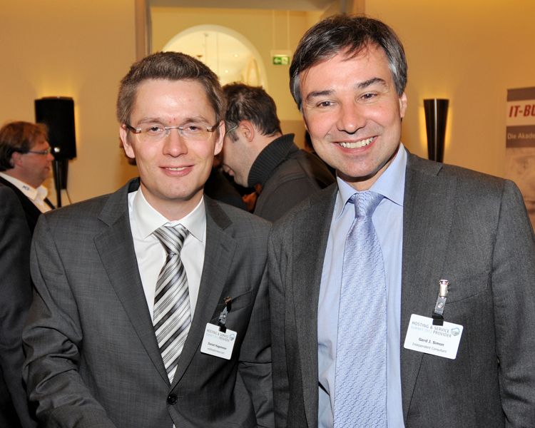 Daniel Hagemeier, Webhosternews.com, und Gerd Simon, unabhängiger Berater (Archiv: Vogel Business Media)