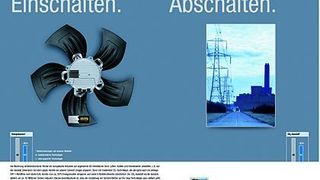Die Botschaft der Imageanzeigen für die EC-Technologie lautete: Mit Produkten von EBM-Papst schonen Unternehmen nicht nur die Umwelt, sondern sparen auch Kosten. (Archiv: Vogel Business Media)