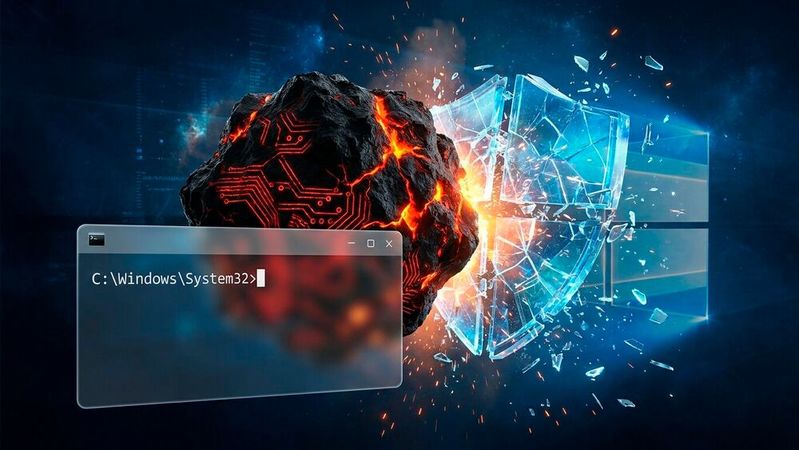 Der RoguePlanet-Exploit verschafft Angreifern SYSTEM-Rechte über eine Race Condition im Defender-Echtzeitscanner. Sogar vollständig gepatchte Windows-Systeme sind betroffen, ein Patch von Microsoft fehlt noch.(Bild:  Gemini / KI-generiert)