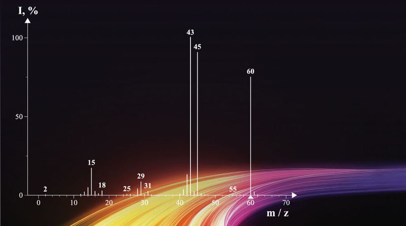 Aus einem Massenspektrum lassen sich Analyten qualitativ und quantitativ rekonstruieren. (Symbolbild).(Bild:  © Agnieszka; © logos2012 - stock.adobe.com)