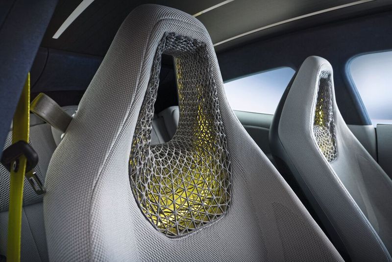 Das puristische Design und der Fokus auf Leichtbau spiegeln sich auch in den Sitzen wider.  (Bild: Volkswagen AG)