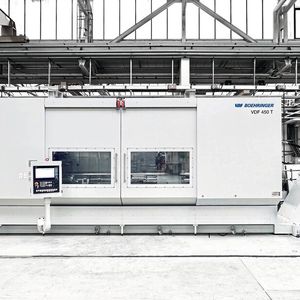 Das innovative Design der VDF T-Serie garantiert hohe Produktivität bei niedrigen Teilekosten und überzeugt durch Zuverlässigkeit, Verfügbarkeit, einfache Wartung sowie exzellente Instandhaltbarkeit und Flexibilität.(Bild:  FFG)