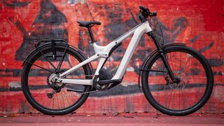 Der hintere Dämpfer des vollgefederten „Axis eRide Evo Tour FS“ verbirgt sich im Rahmen. (Bild: Scott / Daniel Geiger)