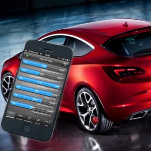 Für technikbegeisterte Kunden: Mit einer neuen App lassen sich Daten aus dem CAN-Bus des Fahrzeuges auslesen und auf dem iPhone darstellen.