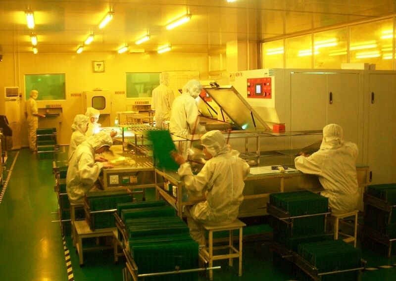 High-Tech-Fertigungslinie im Reinraum bei Jebon in ShenZen (Archiv: Vogel Business Media)