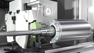 Die Schleifmaschinen-Baureihe umfasst drei Modelle mit Spitzenweiten von 1000, 1500 und 2000 mm sowie einer Spitzenhöhe von 225 mm für Werkstücke mit einem Gewicht bis 500 kg. Bild: Danobat (Archiv: Vogel Business Media)