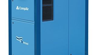 Der ölgeschmierte, drehzahlgeregelte Kompressor Comp Air L23RS von Gardner. (Compair)