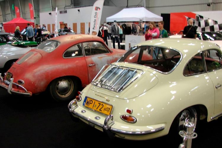 Porsche Polen engagierte sich 2017 mit einem eigenen Stand auf der Warschau Oldtimer Show – manch einem Fahrzeug steht seine Restaurierung noch bevor.  (Bild: Jozef Trzionka)
