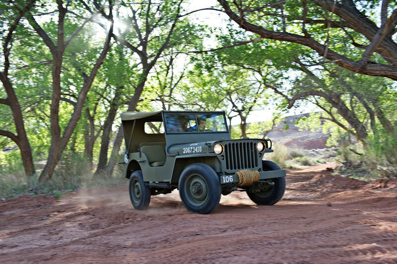 Ursprünglich hieß der Jeep „Willys MB“, den Willys-Overland Motors ab 1941 für die US-Armee baute. Erst seit 1950 trägt der Jeep den geschützten Markennamen. (Jeep/Barry Hathaway)