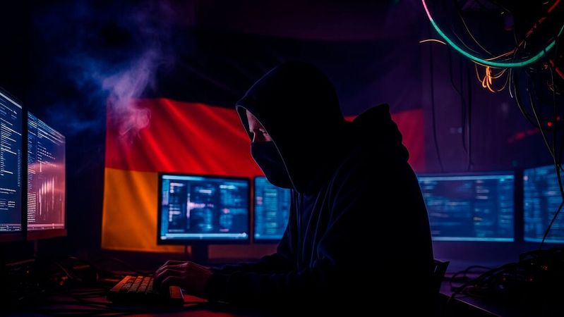 Deutschland ist zu leicht angreifbar, da dem BSI zufolge viele Behörden, Unternehmen und Organisationen ihre IT-Systeme und digitalen Angriffsflächen unzureichend absichern und dadurch selbst einfachen, kostengünstigen Angriffsmethoden zu wenig entgegensetzen.(Bild:  Vogel IT-Medien GmbH / KI-generiert)