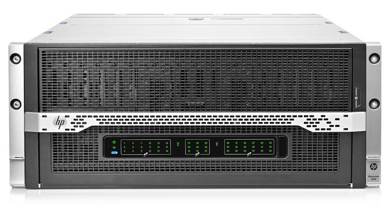 Von vorne: HP Moonshot System (Bild: HP)